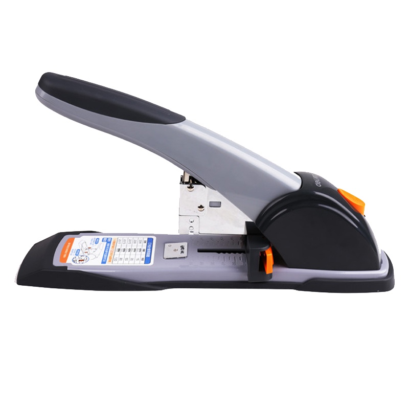 得力0486重型订书机大号厚型装订机办公长臂订书器厚层钉书机