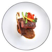 东方不败 黑椒牛排鸡胸肉套餐