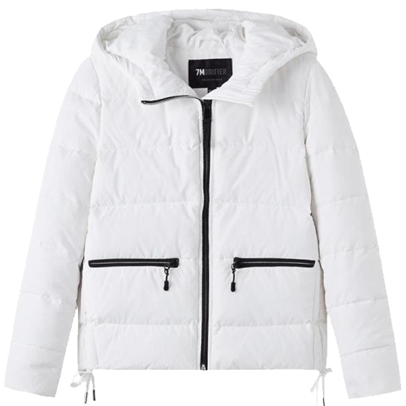 2019新款流行羽绒服女时尚短款韩版长袖鸭绒纯色羽绒外套女70010853