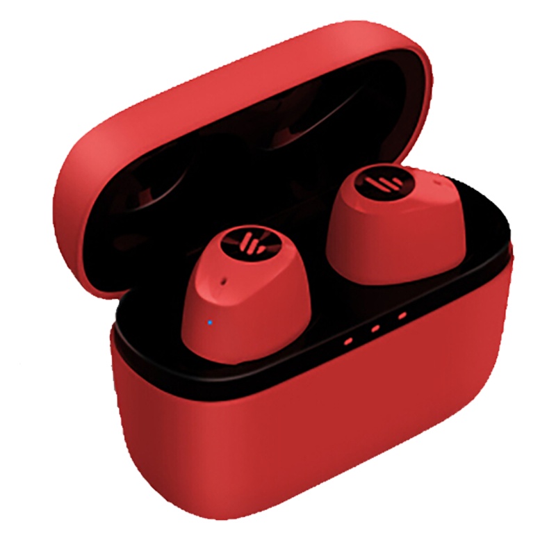 Edifier/漫步者 W2蓝牙耳机真无线迷你超小运动跑步微型入耳式耳机自带充电仓苹果小米通用 红色