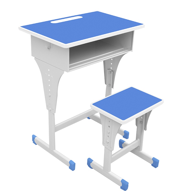 慧采云 学校中小学生书桌培训桌辅导班学习桌写字台可升降单人课桌椅子套装