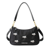 花间公主水物语包包女包新款时尚文艺尼龙布单肩腋下包手提斜挎包