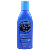 Selsun Blue 去屑止痒洗发水-滋养型(蓝盖) 200ml 保湿去屑 各种发质 成人