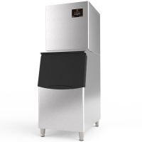 索伦托 SC-800商用大小型奶茶店酒吧冰块机方冰制冰机360kg 白色