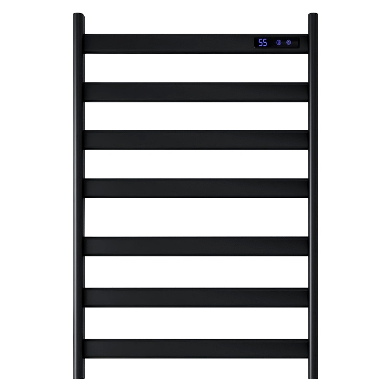 奥享(woesom)304不锈钢电热毛巾架 碳纤维卫生间浴室置物架智能电加热烘干毛巾杆挂件架子