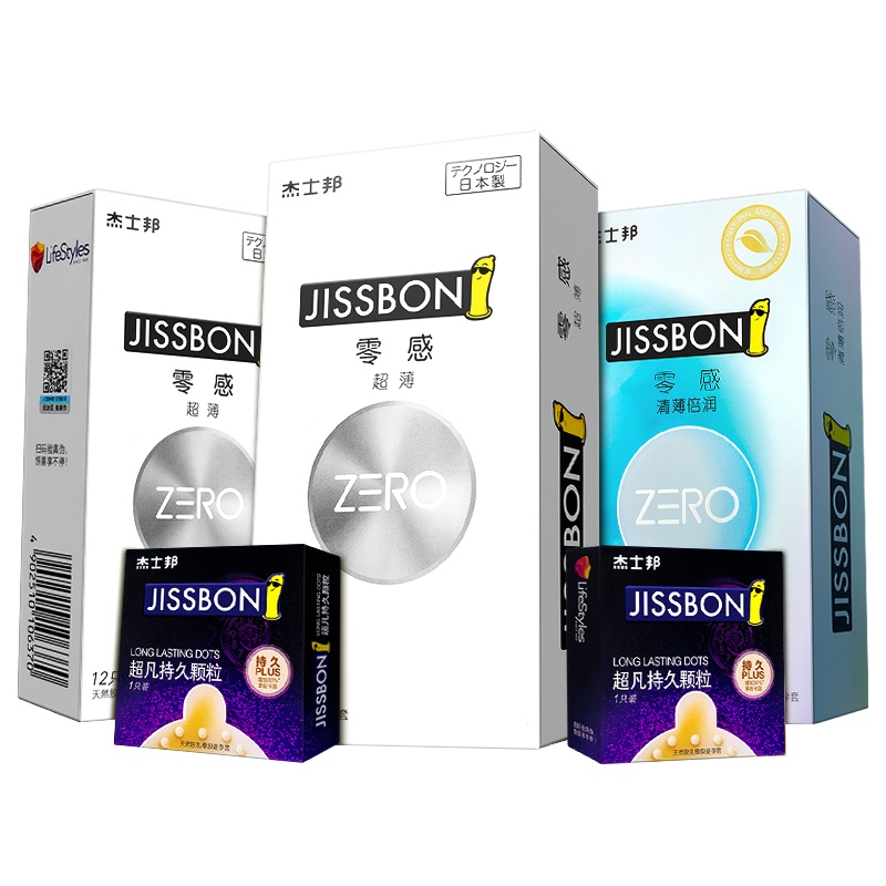 杰士邦jissbon 零感zero30只 原装进口 超薄避孕套30只安全套避孕套中号男女进口用计生用品