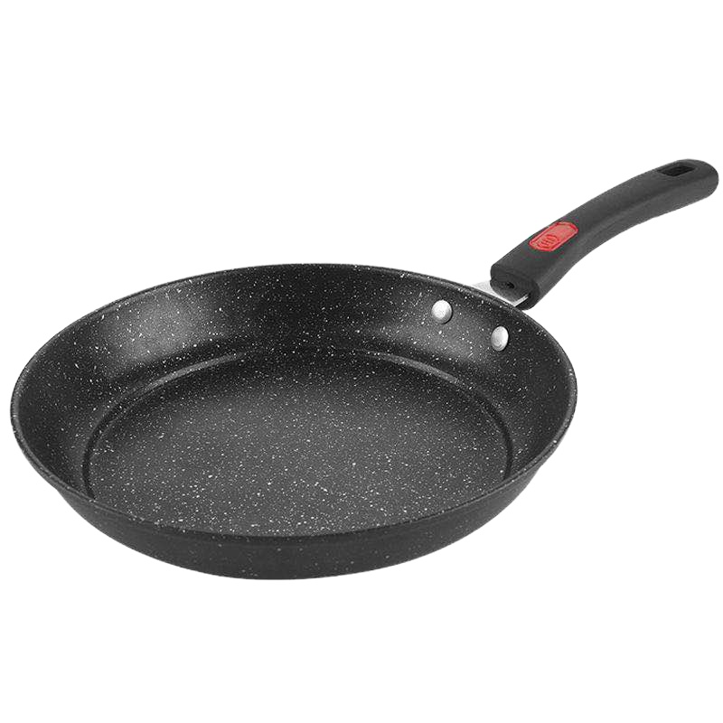 手抓饼锅家用[粘锅包退]不粘锅煎锅平底锅少油烟燃气灶电 FENGHOU 加厚款24CM无盖无赠品