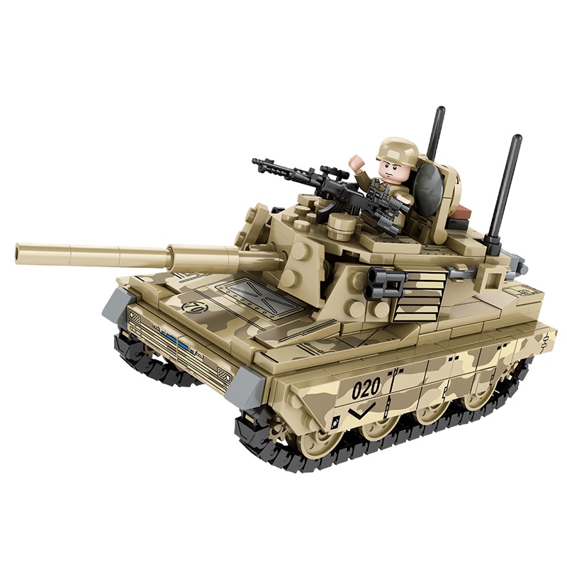 ORSIM奥森 坦克 M1A2 儿童益智拼装积木 89001