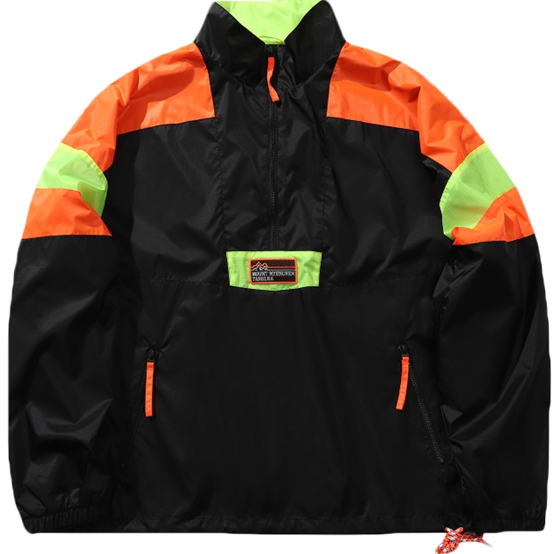 中国李宁巴黎时装周男子宽松立领运动风衣