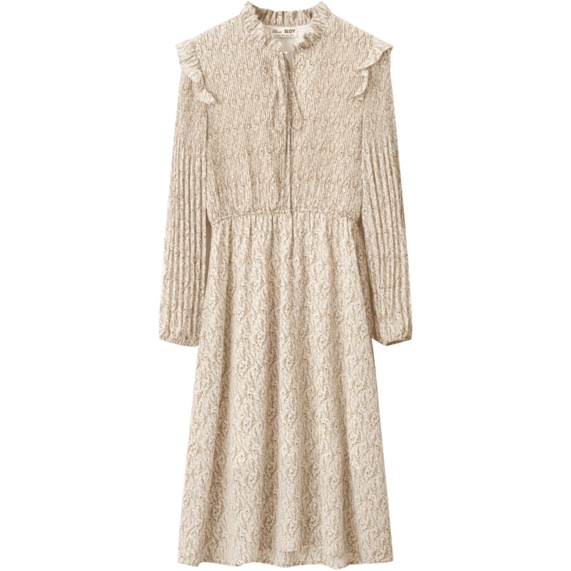 OtherMix橙IP联名碎花连衣裙女初春2021年新款法式长袖打底仙女裙