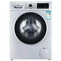博世(Bosch)WBUL24080W 9公斤 全自动变频滚筒洗衣机 家用大容量 婴幼除菌洗 节能低噪筒清洁(银色)