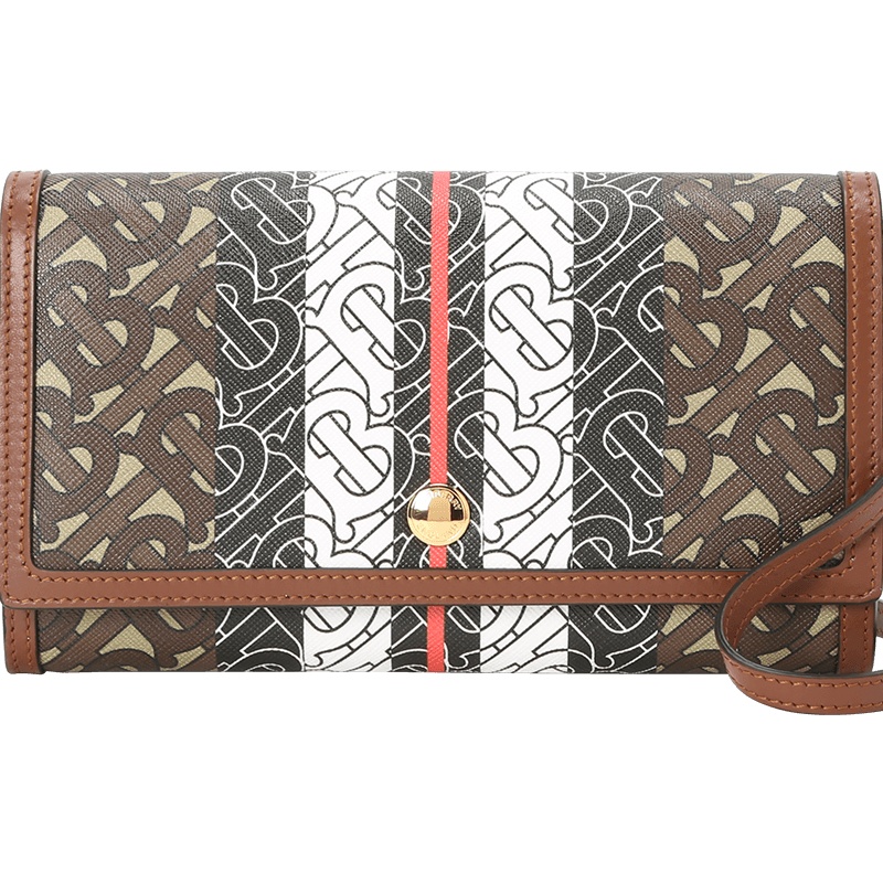 预订 BURBERRY 博柏利 专属标识TB标识帆布织物斜挎包8020404