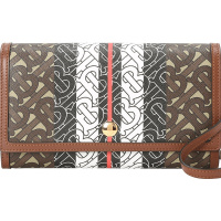 预订 BURBERRY 博柏利 专属标识TB标识帆布织物斜挎包8020404