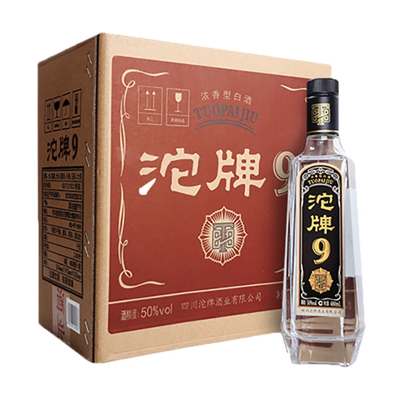 沱牌舍得 沱牌9 沱牌T88 50度 480mL*6整箱装 浓香型白酒
