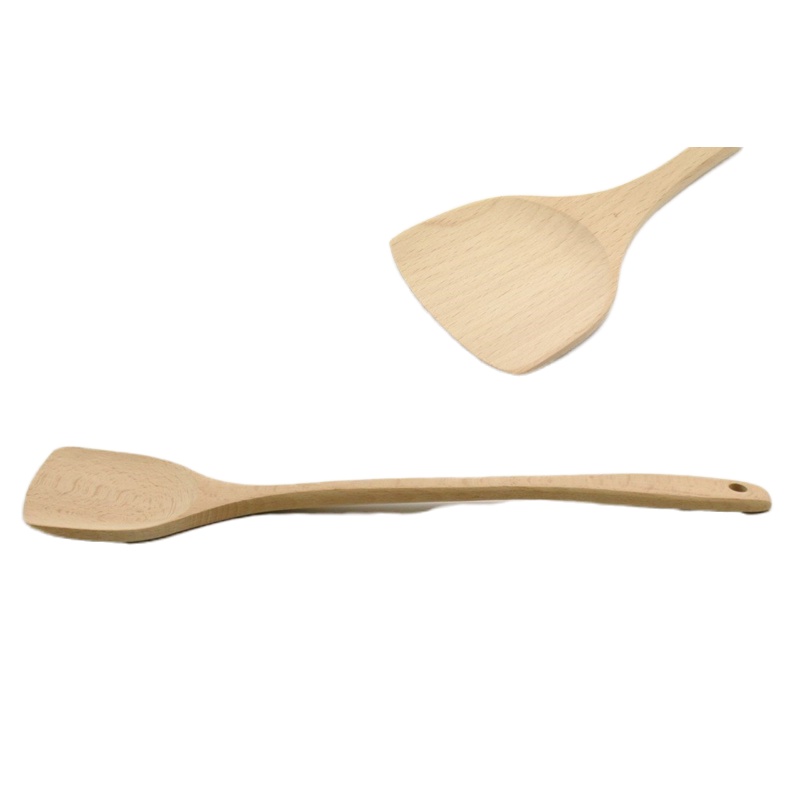 尚源锅铲套装家用不粘锅炒菜铲子竹制长柄平底锅厨具加长木铲 敬平 榉木大木铲39cm*9cm