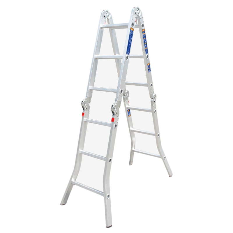 瑞居 YQGJT-6-3800 六关节折梯380 金属银色 单位（件）