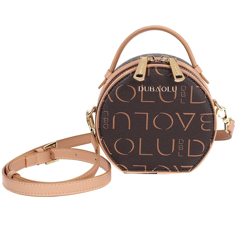 dubaolu/都宝路小ck包包女2020新款潮网红时尚链条斜挎复古小圆包