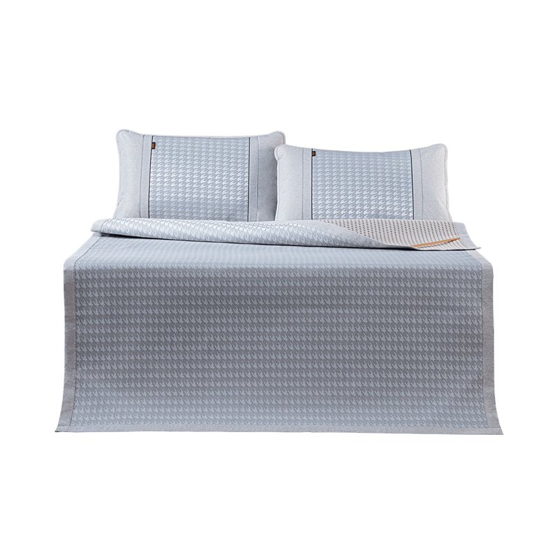 老席匠冰丝凉席1.8m床夏季三件套1.5米1.2可折叠水洗空调软席子