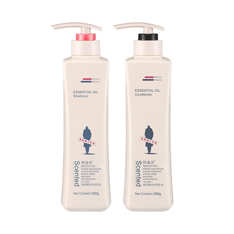 阿道夫精油洗护专研洗发乳液300g+300g