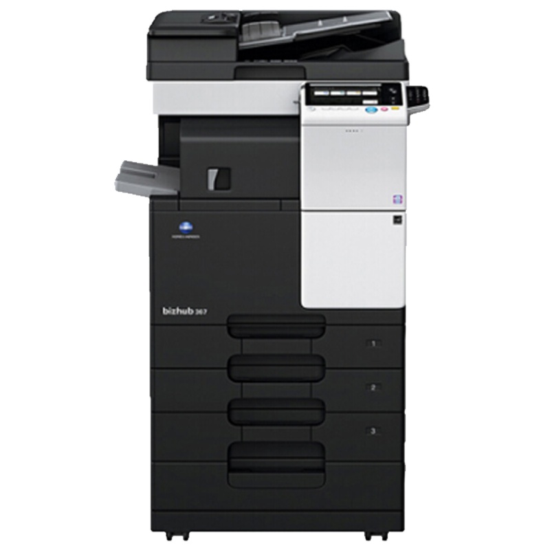 柯尼卡美能达(KONICA MINOLTA)367 A3黑白多功能复合机一体机 含双面输稿器+双纸盒