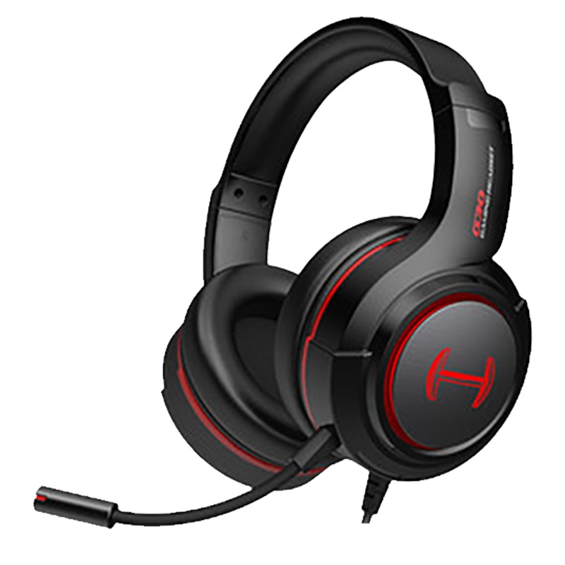 Edifier/漫步者 HECATE G30 USB7.1声道 电竞游戏吃鸡耳机 头戴式电脑网课办公耳机 黑红色