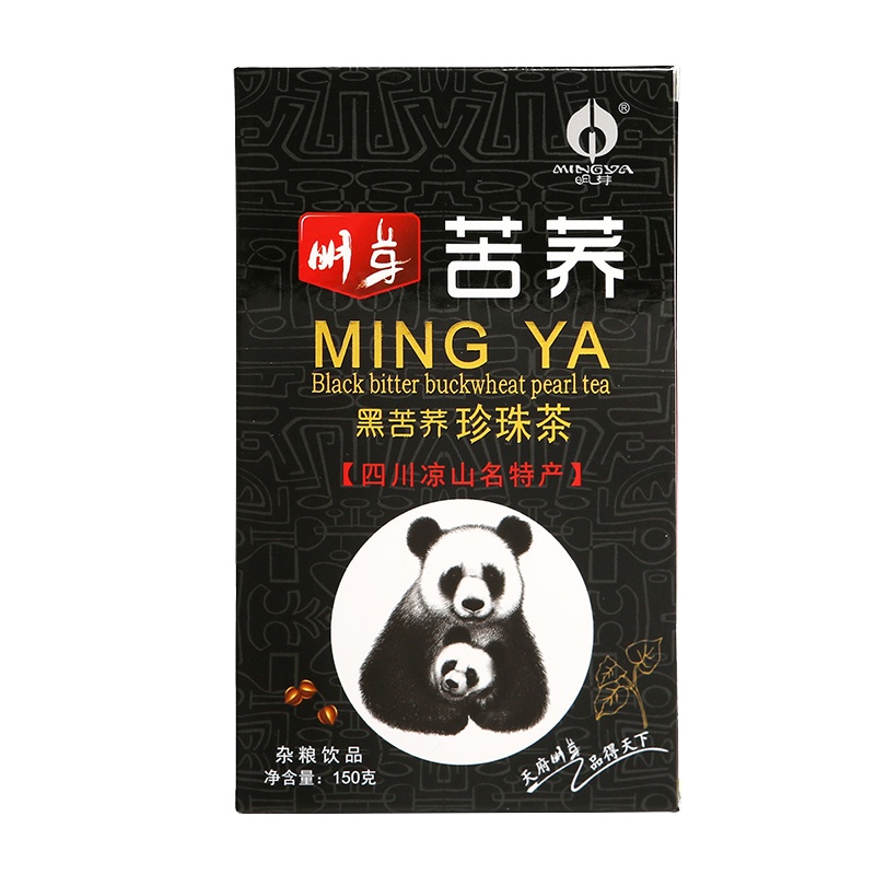 买2送1 明芽苦荞茶四川大凉山正品黑珍珠黑苦荞茶苦荞麦大麦花草茶花茶小袋装150g