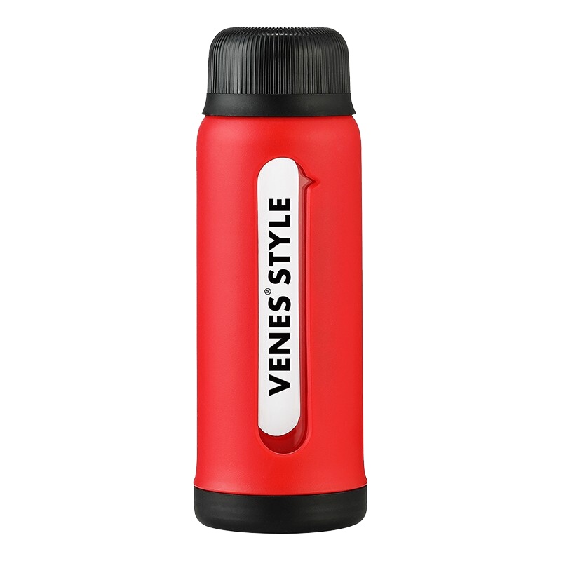 菲驰 FC301-350 防烫耐热保温玻璃水杯 中国红 （单位：个）