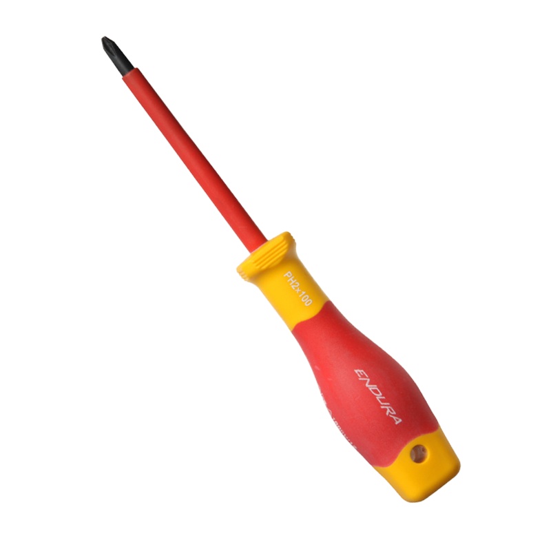 力易得 (ENDURA) E6498 十字绝缘螺丝刀PH2x100mm (计价单位：把)