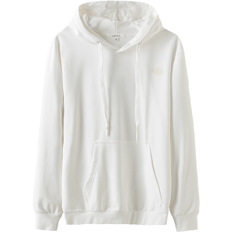 马克华菲男装2019春装新款ins潮流印花大口袋上衣连帽套头卫衣男