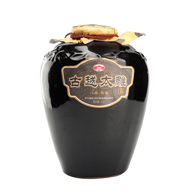 古越龙山 绍兴黄酒 古越太雕 坛装2.5L