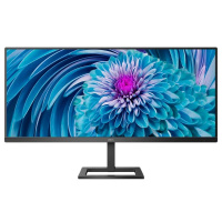 飞利浦(Philips) 345E2AE/93 34英寸 IPS屏 75Hz 多视窗 21:9超宽带鱼屏 可升降电脑显示器