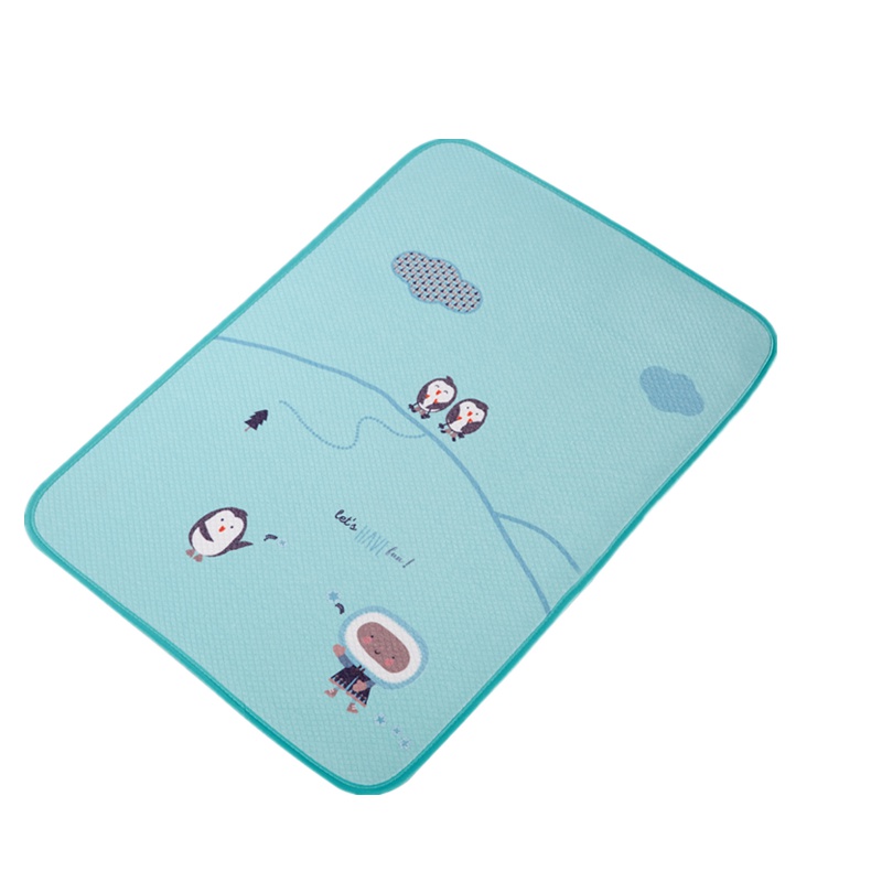 百爱隔尿垫婴儿防水可洗大号新生宝宝透气防漏卡通印花婴儿幼儿棉尿垫夏(棉+聚酯纤维)