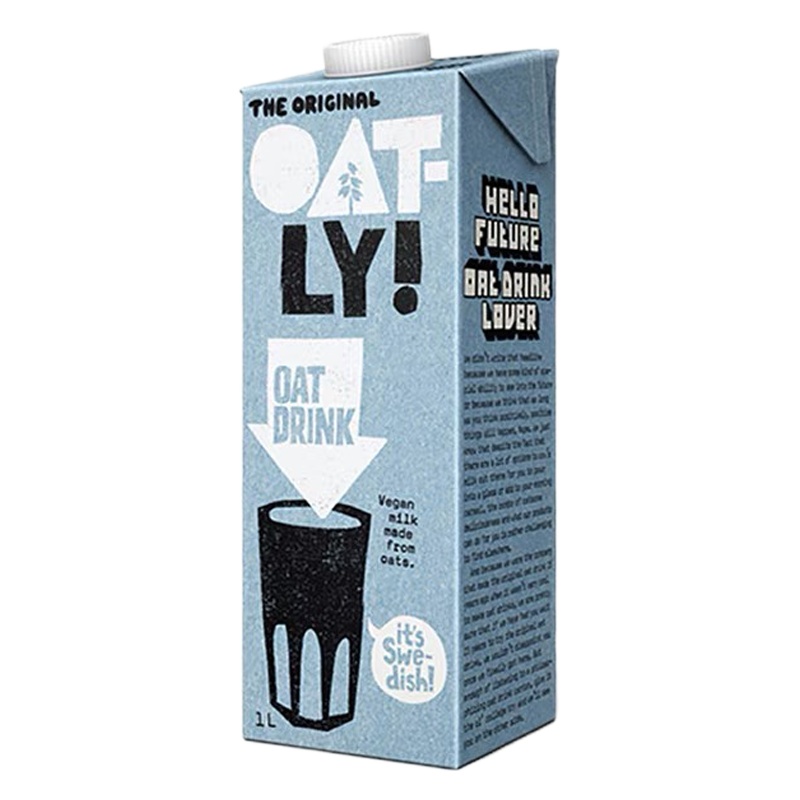 OATLY噢麦力原味燕麦露1L*1瓶 无添加糖进口植物蛋白饮料