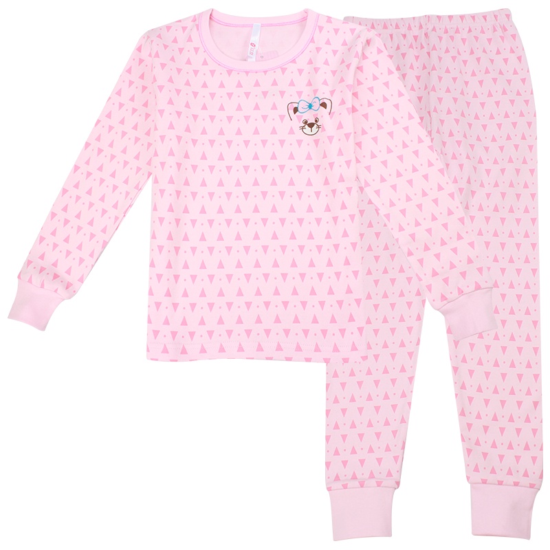 红豆（HODO）100%棉女童内衣全棉女童内衣系列套装