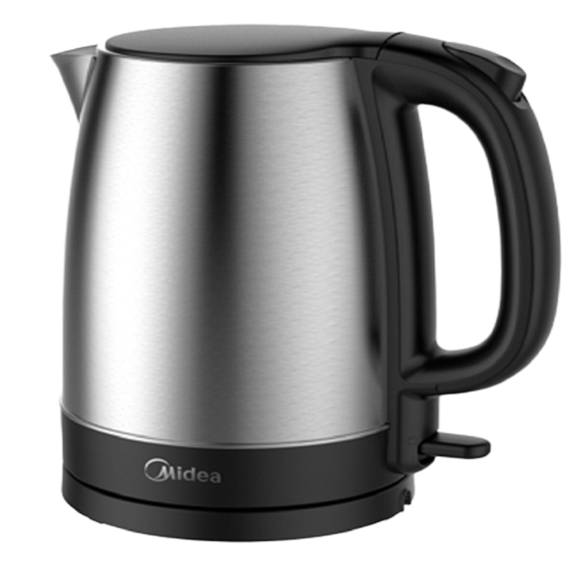 美的(Midea)电水壶SH17C105大容量1.7L烧水壶1800W电热水壶不锈钢暖水壶