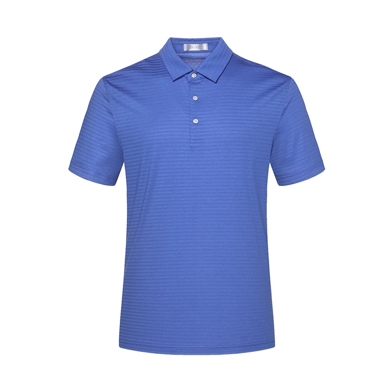 鄂尔多斯 | MEN'S 新疆长绒棉男式短袖T恤Polo衫