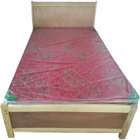 卡里鳄简易全木床KLE—QMC01成人卧室床