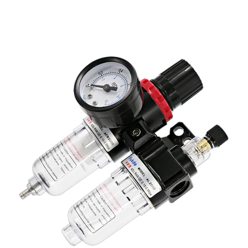 气压调节阀AR空压机油水分离器气泵过滤器AFC气动 乳白色 精AFC2000 无接头