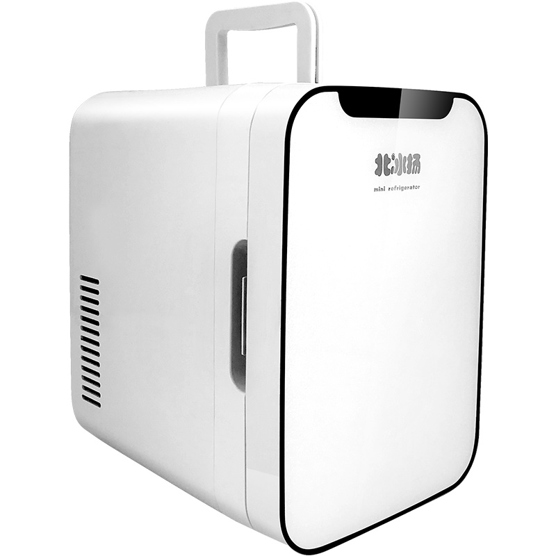北冰扬车载冰箱车家两用 宿舍冰箱便携迷你冷暖箱化妆品母乳冰箱6升12V220V 静音款