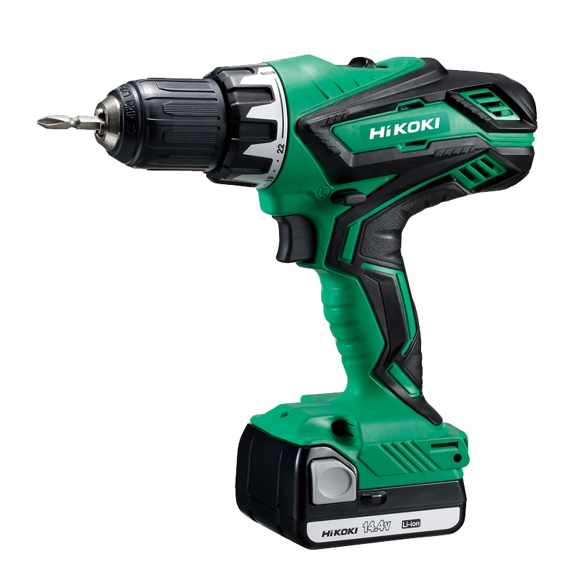 高壹工机 日立 14.4V充电式冲击钻 锂电手电钻电动螺丝刀冲击起子机 1.5Ah双电 DV14DJL