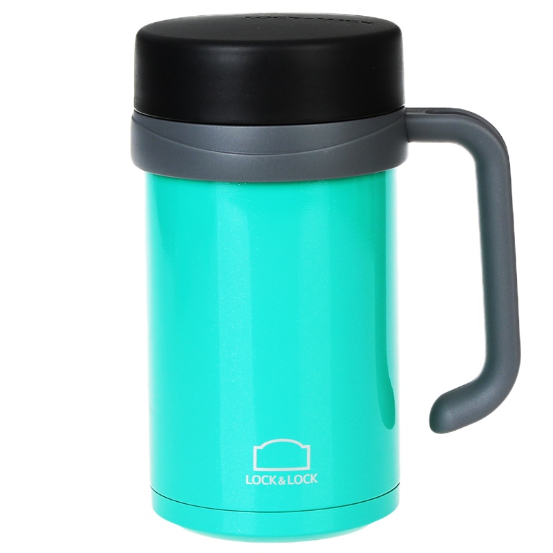 乐扣乐扣 LHC4026 桌用马克杯 防烫隔热商务保温杯 500ml(一个装)可定制