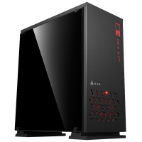 金河田预见预见N-6B plus(全侧透)台式机侧透M-ATX电脑机箱游戏电脑主机箱搭配智能芯580GT额定400w电源