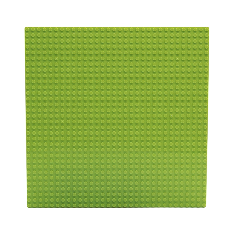 小颗粒legao底板玩具 儿童积木男孩拼装积木墙女孩拼插地板墙 浅灰底板32×32颗粒
