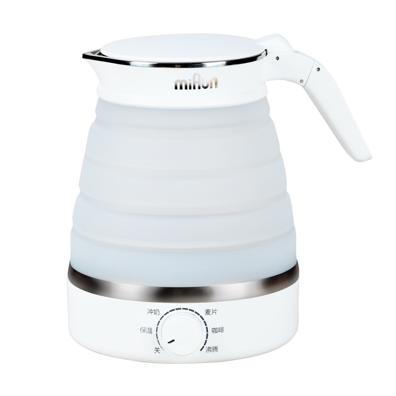 苏宁宜品X美朗联名可折叠水壶便携式电热水壶旅行小型迷你宿舍烧水壶出差保温