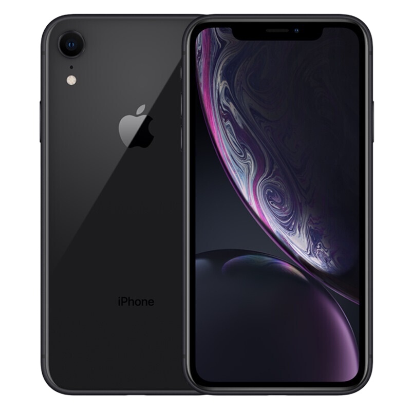 [全新正品]Apple /苹果iPhone XR 移动联通电信4G全网通智能手机海外版有锁未激活 64GB 黑色[裸机]