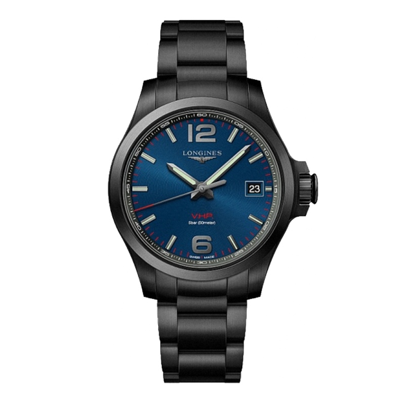 【预售款】浪琴(LONGINES)康卡斯系列石英男表男士腕表L3.716.2.96.6