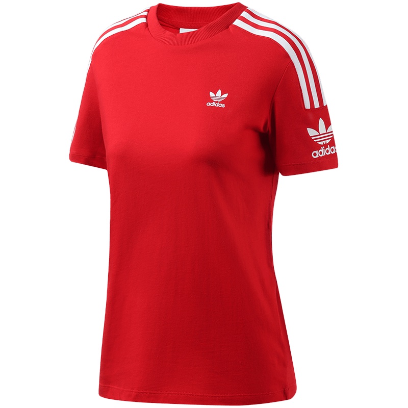 adidas阿迪达斯三叶草女装圆领时尚简约短袖T恤ED7531