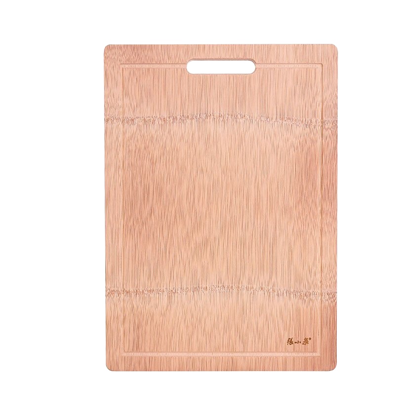 张小泉 (Zhang Xiao Quan) 菜板 W70089000 本真整竹水槽菜板长方形切菜砧板
