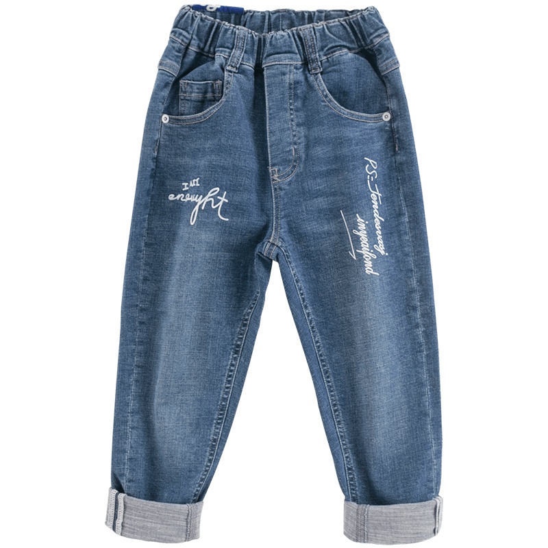 小红豆童装儿童裤子男童牛仔裤春装新款中大童休闲裤子潮