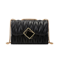 【顺丰配送】包包女包2021新款时尚皱皮斜挎网红洋气法国链条仙女包LB191145